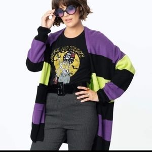 Unique vintage halloween cardigan